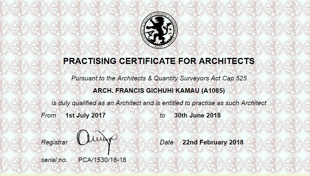 bcit architecture certificate